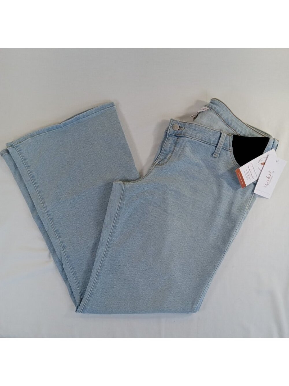 Isabel by Ingrid & Isabel Women's Maternity Flare Jeans Size 14 Under Belly
